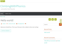 Tablet Screenshot of climbingwithphonics.com